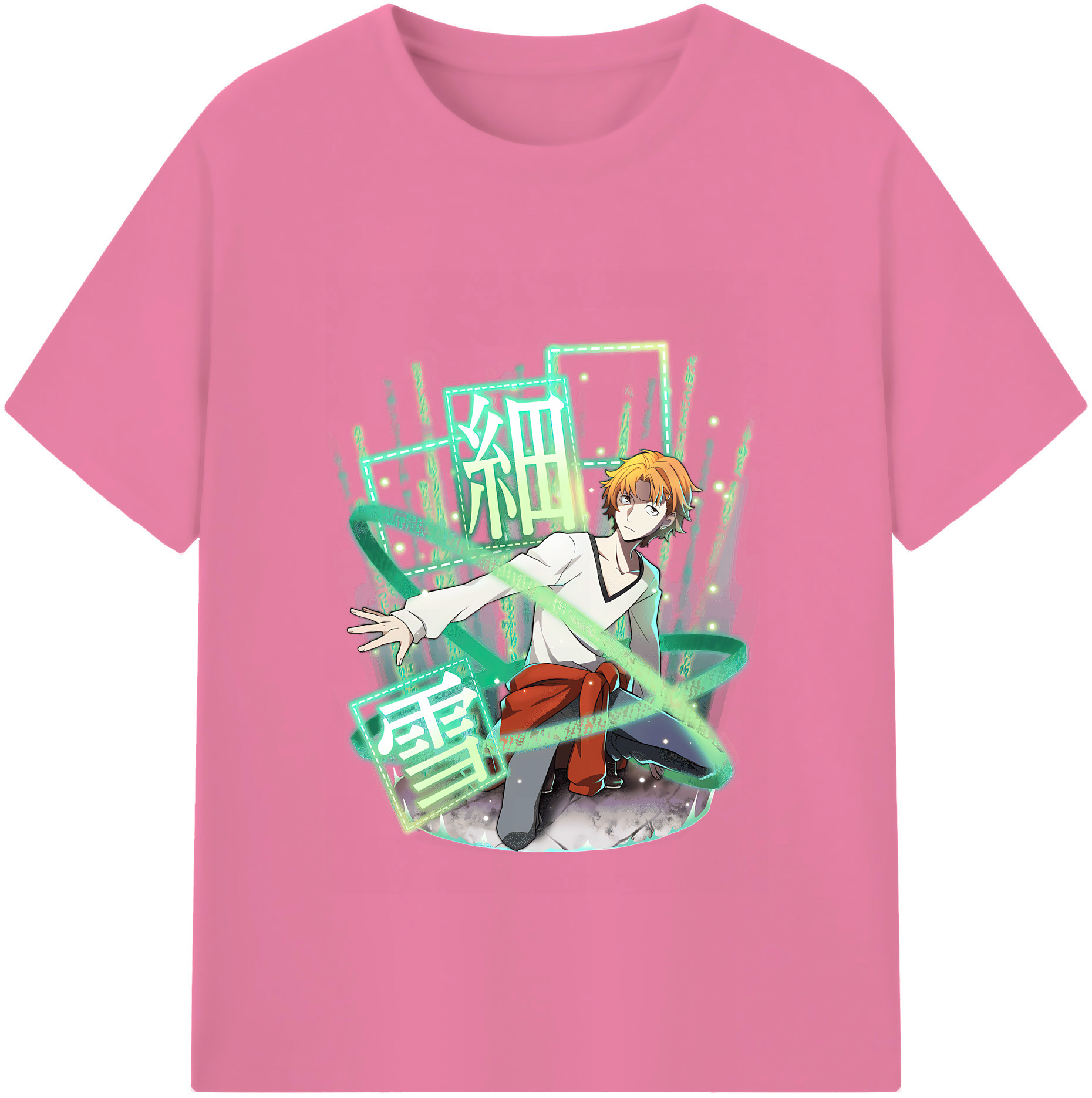 （画像用） 文豪ストレイドッグス Bungo Stray Dogs 綿100％半袖Tシャツ（フロントプリント）